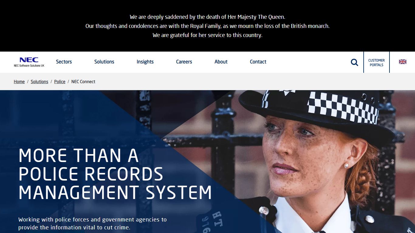 More than a police records management system - NEC Software Solutions